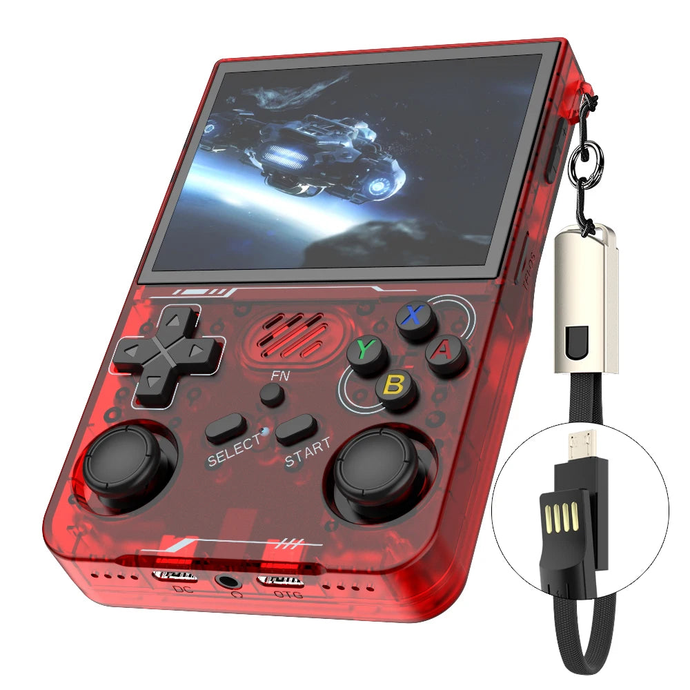 BOYHOM R36XX Retro Handheld Game Console Over 15,000 Built In Games 3.5 Inch Screen WiFi Open Source 64GB Storage Expandable to 256GB 2025 New Version