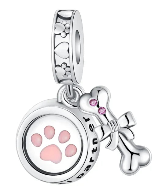 Original 925 Sterling Silver Magic Cube Charm Bead Pendant with Zircon for Bracelet and Necklace Jewelry
