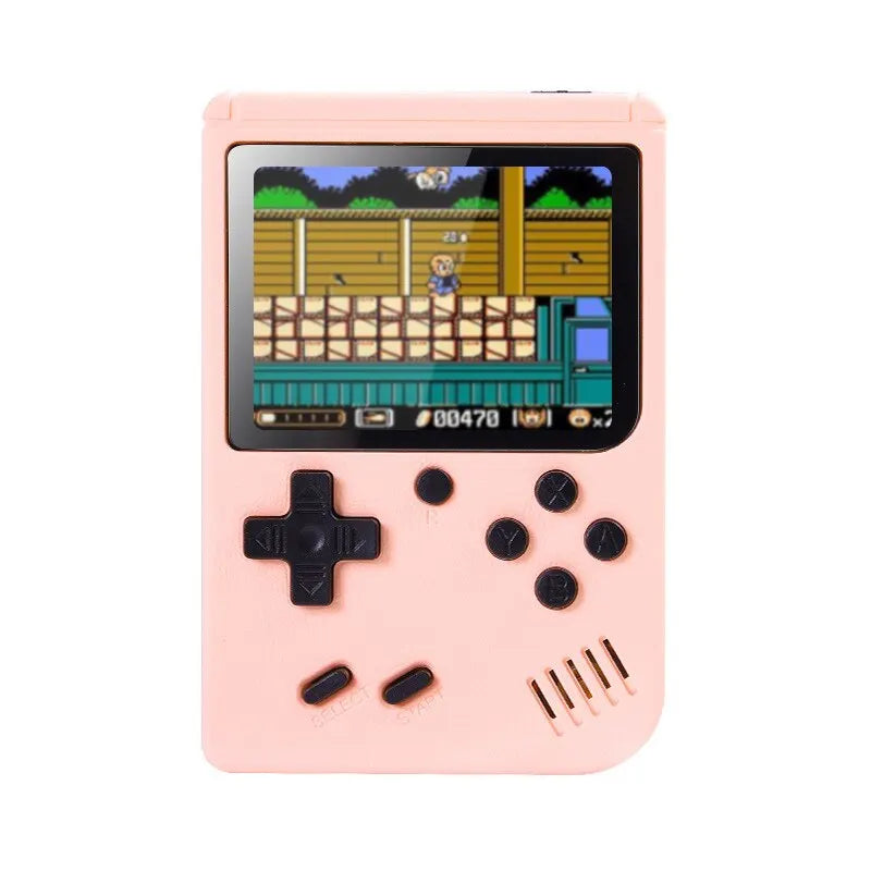 BOYHOM Retro Portable Mini Handheld Video Game Console 8 Bit 3.0 Inch Color LCD Built In 500 Games For Kids