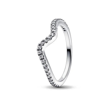 Elegant 925 Sterling Silver Pink Heart Ring for Weddings and Valentine's Day Gifts B3936