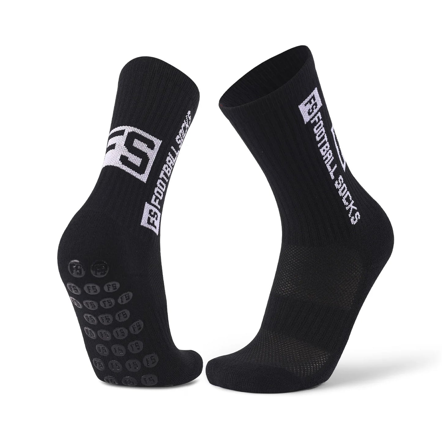 Anti Slip Mid Calf Sports Socks For Men Sizes EU39 45