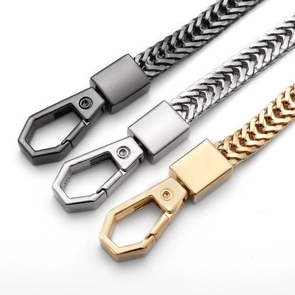 Unisex Foxtail Waist Chain Punk Rock Metal Wallet Belt for Fashionable Jeans Accessories