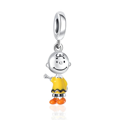 925 Silver Heart Bead Pendant For European Bracelet