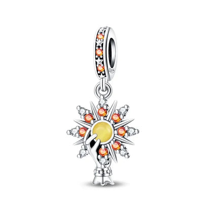 925 Sterling Silver Tarot Death God Charm Beads for Necklace and Bracelet DIY Fine Jewelry Gifts