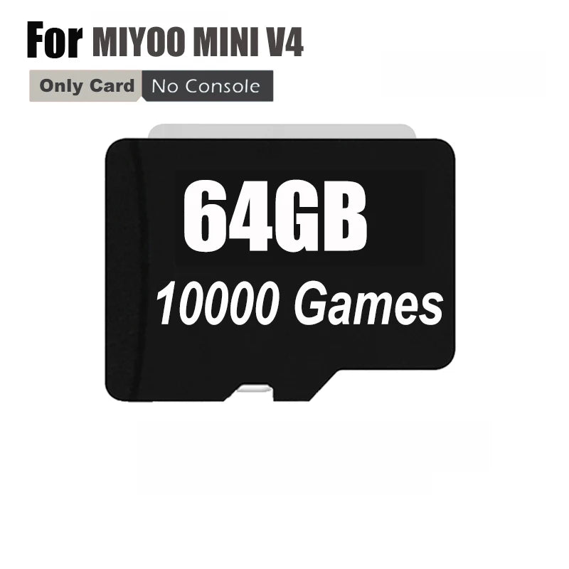 Miyoo Mini V4 SD Card For Handheld Linux System With Over 10,000 Games TF Game Card