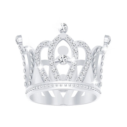 Elegant Gold and Silver Mini Flower Crown Tiara for Girls Bridal Doll Birthday Decor