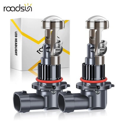 High-Power Mini LED Projector Headlight Bulbs 26000LM 150W 9005 9006 6500K Fog Lights for Easy Installation