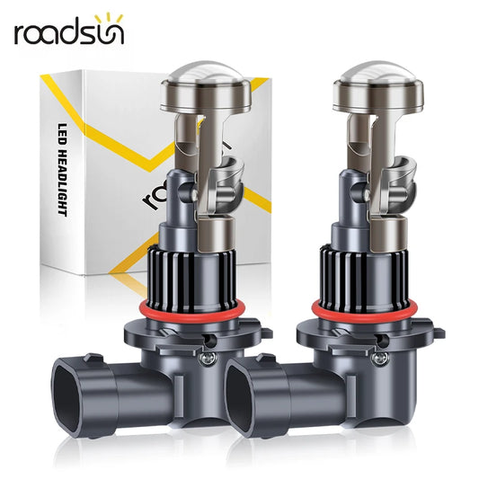 High-Power Mini LED Projector Headlight Bulbs 26000LM 150W 9005 9006 6500K Fog Lights for Easy Installation