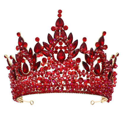 Luxury Bridal Diamond Crystal Rhinestone Tiara Headpiece for Wedding and Special Occasions