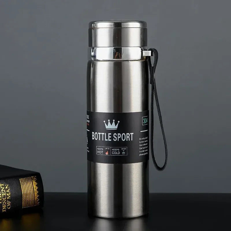 1L Stainless Steel Thermal Bottle Vacuum Flask For Travel