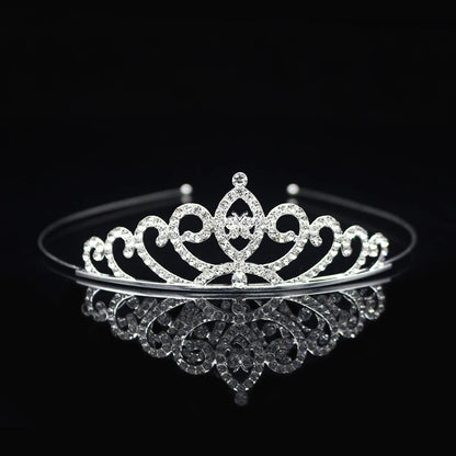 Elegant Crystal Princess Tiaras for Girls Wedding Party Hair Accessories