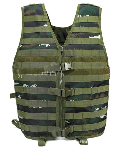 New Men's Molle Tactical Vest Hunting Gear with Hydration System