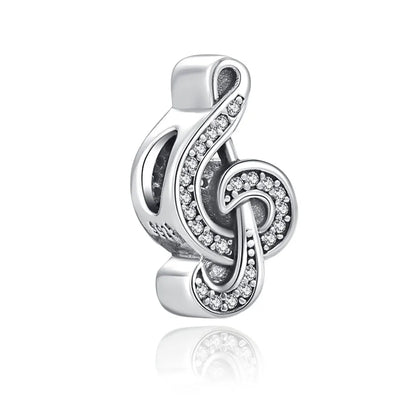 Exquisite 925 Silver Heart-Shaped Beads with Crystal Ball Pendant for DIY European Bracelets