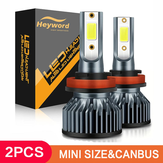 Heyword 110W 20000LM 6500K LED Headlight Bulbs H4 H7
