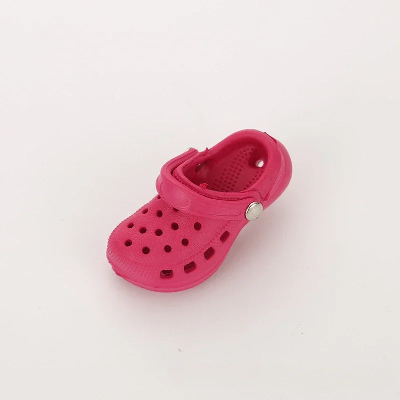 3D Mini Shoe Shape PVC Charms for Women Beach Bags and Sandals Fun DIY Decorations