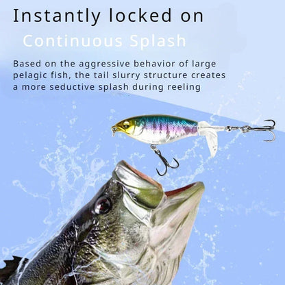 5pcs Floating Propeller Lure Bionic Bait for Fishing Gear