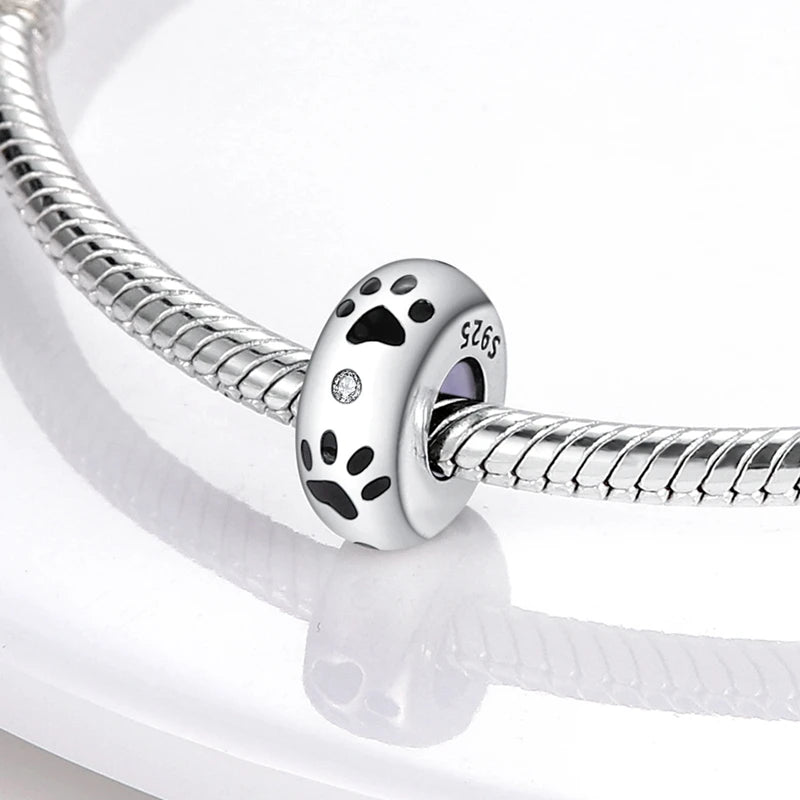 925 Sterling Silver Spacer Beads Charms for DIY Bracelets Jewelry Gifts for Women