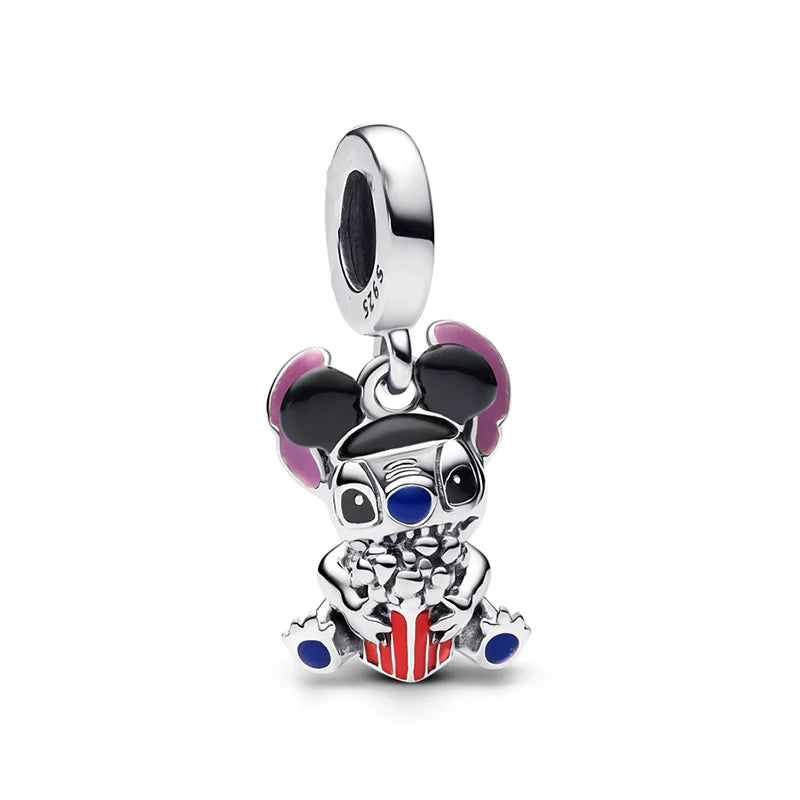 Disney Captain America 925 Sterling Silver Charm Bead