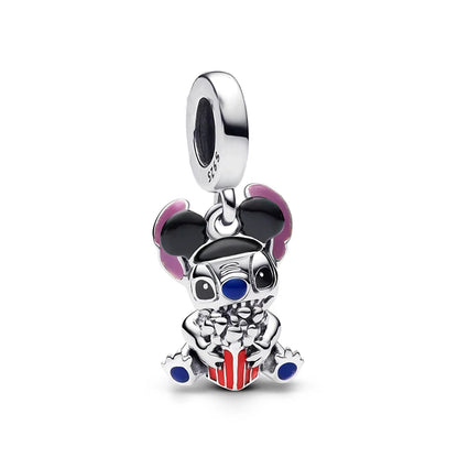 Disney Captain America 925 Sterling Silver Charm Bead