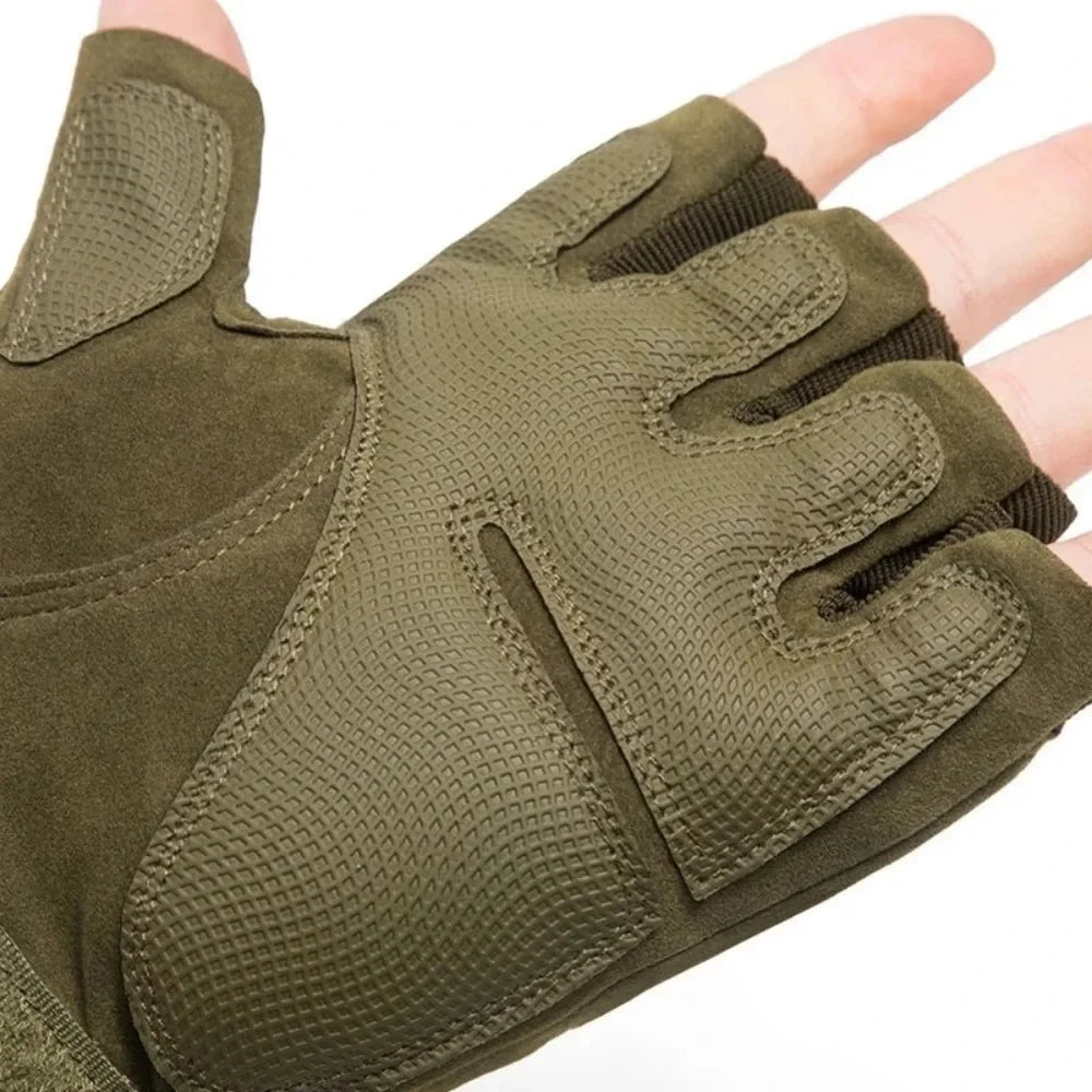 New Tactical Gloves Half Finger Combat Protective Gear for Men