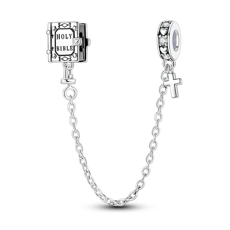 925 Sterling Silver Pumpkin Charm With Zircon Inlay