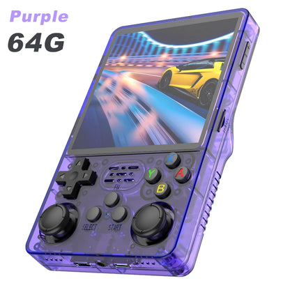 2025 NEW 4"IPS Big Screen R36S Plus Retro Handheld Game Console Linux 64-bit System RK3326 Portable Pocket ARKOS 2.0 R36SPLUS