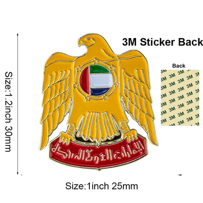 Stylish Saudi Arabia Themed Metal Pin Brooches for Mobile Phones