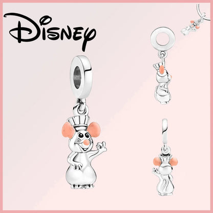 Disney 925 Sterling Silver Stitch Minnie Winnie Dangle