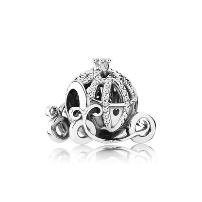 European 925 Sterling Silver Family Tree Charms with Zircon Beads for DIY Bracelets and Necklaces for Women