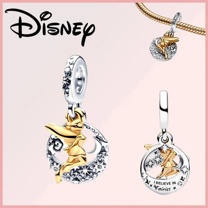 Disney 925 Sterling Silver Stitch Minnie Winnie Dangle