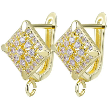 Juya 18K Gold Plated Earwire Hooks for DIY Fashion Jewelry Gold 12