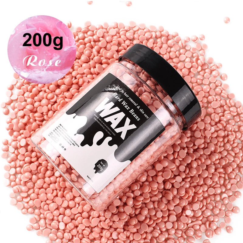 Painless Hot Film Waxing Beads for Bikini Face Legs Body Hair Removal 200g/400g