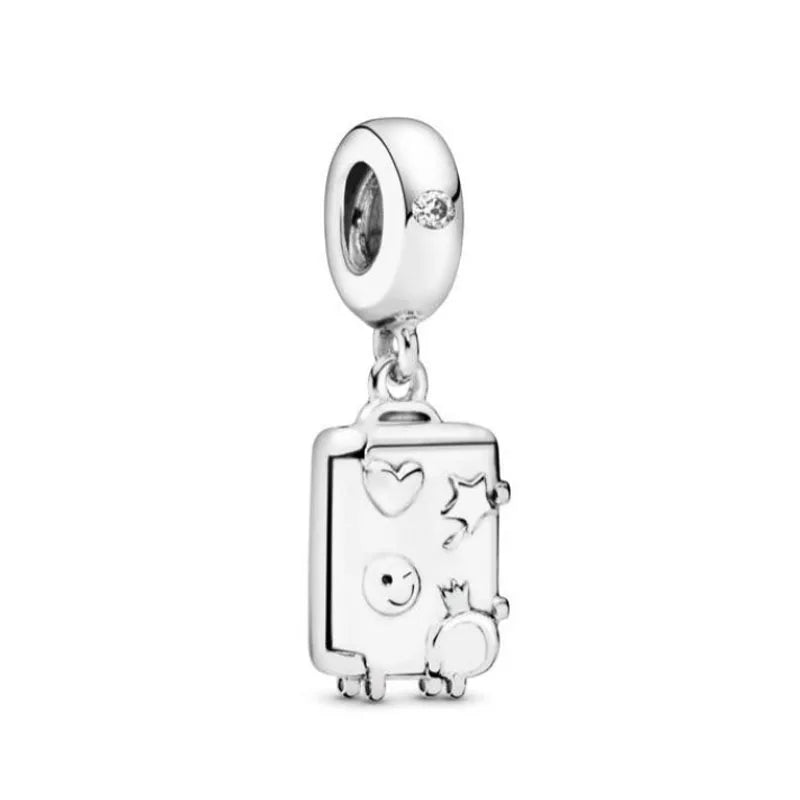 Exquisite 925 Silver Leaf Beads with Honey and Durian Pendant for European Original Bracelets DIY Jewelry