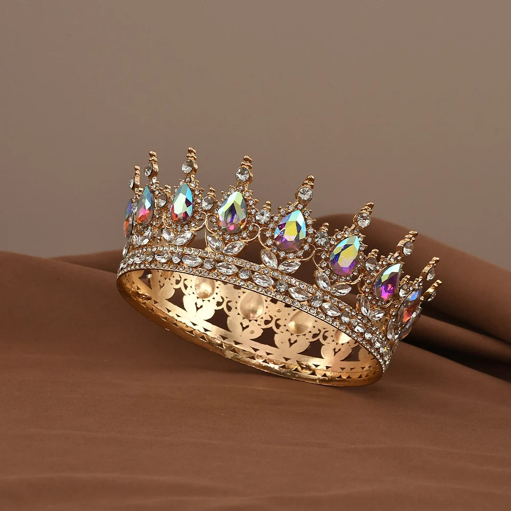 European Princess Tiara - Baroque Crystal Crown for Weddings & Pageants 10