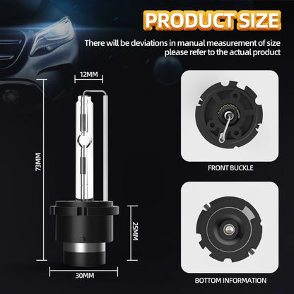 Xenon D2S HID Headlights Kit 35W Power Multiple Kelvin Options Easy Installation Pack of 2