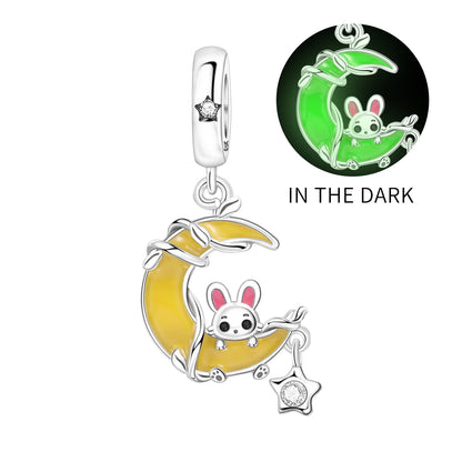 925 Sterling Silver Cute Pet Animal Pendant Charm Gift