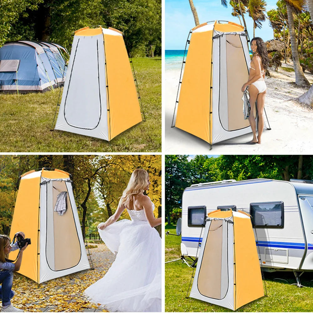 Portable Privacy Shower Tent Outdoor Waterproof Changing Room