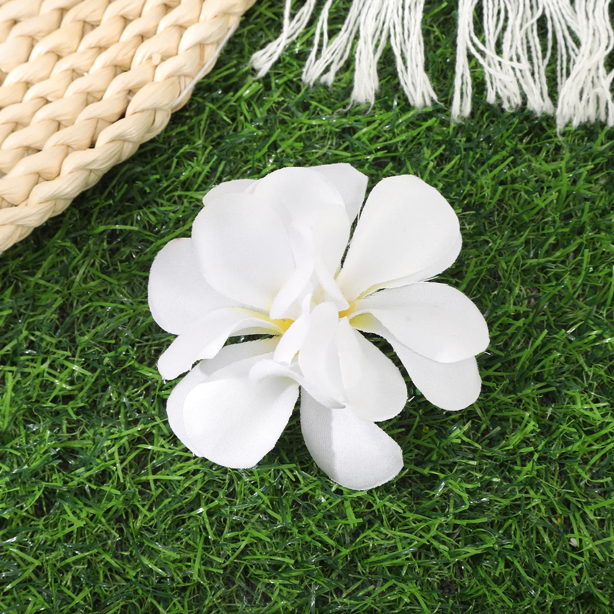 Bohemian Orchid Flower Hair Clips for Women Bridal Beach Wedding Hair Accessories