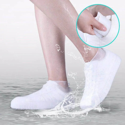 1 Pair Rubber Rain Boot Overshoes For Outdoor Use
