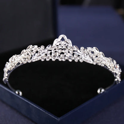 Silver Crysta Baroque Vintage Tiara - Top-Rated Wedding Hair Accessory for Brides & Pageants Silver 8
