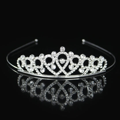 Elegant Crystal Princess Tiaras for Girls Wedding Party Hair Accessories