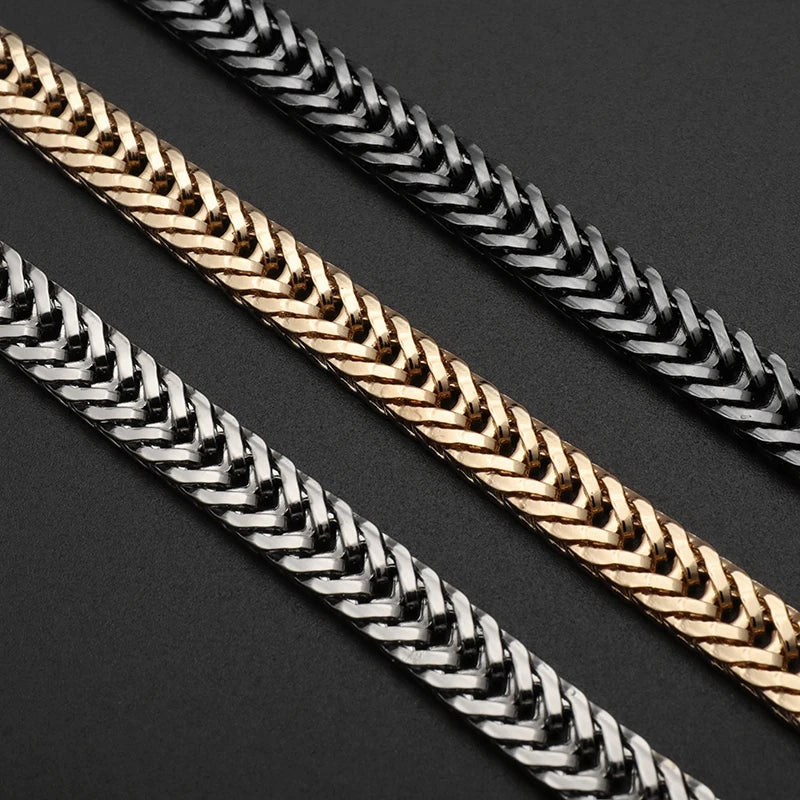 Unisex Foxtail Waist Chain Punk Rock Metal Wallet Belt for Fashionable Jeans Accessories