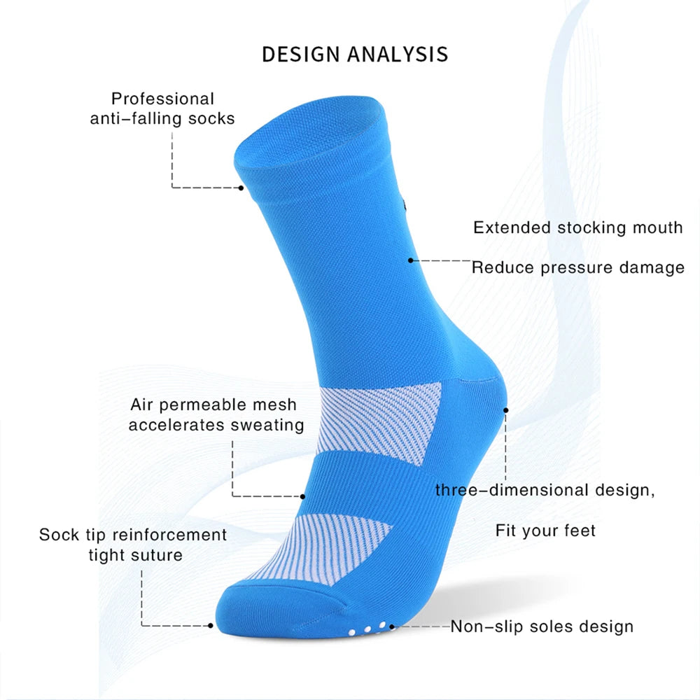 Mid Calf Compression Cycling Socks Unisex High Performance