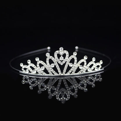 Elegant Crystal Princess Tiaras for Girls Wedding Party Hair Accessories