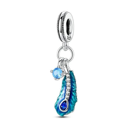 925 Sterling Silver Colorful Dreamcatcher and Hot Air Balloon Charms for DIY Necklace and Bracelet Jewelry