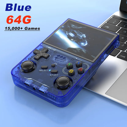 BOYHOM R36XX Handheld Retro Game Console 3.5 Inch IPS 640 x 480 Screen 256GB Expandable Storage 3000mAh Battery WiFi Type C Support 128GB And 64GB Game Libraries