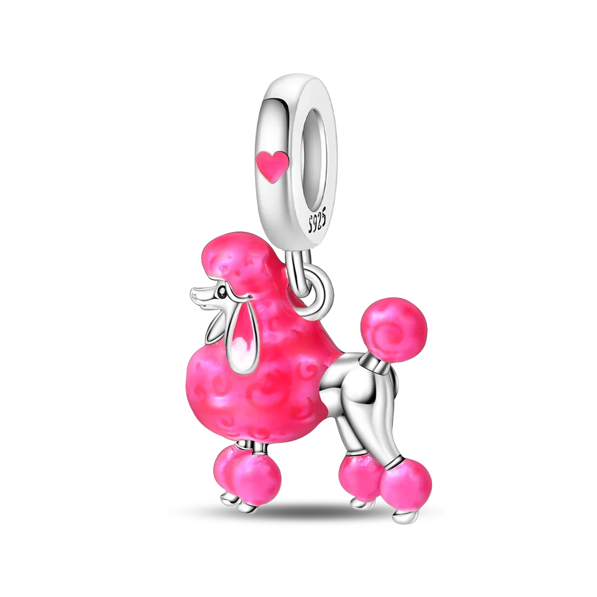 925 Sterling Silver Animal Charms Set Elephant Chameleon Fish Cat Beads for DIY Bracelets Pendant Fine Jewelry Gift