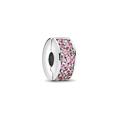 Spring Butterfly Heart Enamel Flower Charm Bead for Bracelets and Necklaces