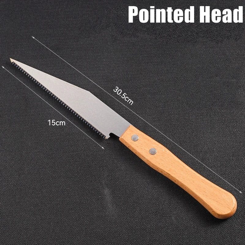Hand Saw 6-inch Double-sided Saw Flexible Blade for Precision Woodworking
