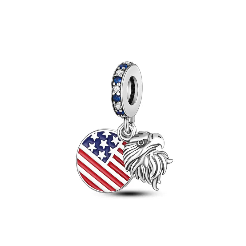 Lucky Leaf Dangle Bead Bracelet 925 Sterling Silver Plated DIY Jewelry Spacer B3280